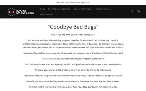 The Bed Bug Trainer Digital Download App For AED362 At Butchies Bed Bug Bureau