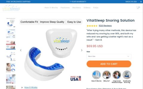 Free Shipping Vitalsleep Promo